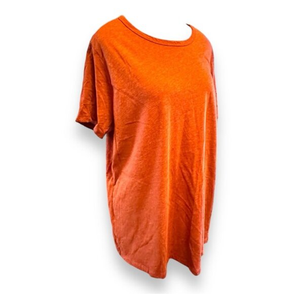 Women’s torrid 1 Orange Pink Everyday Signature Jersey Crew Neck Tee 14 16 1X - Picture 6 of 9